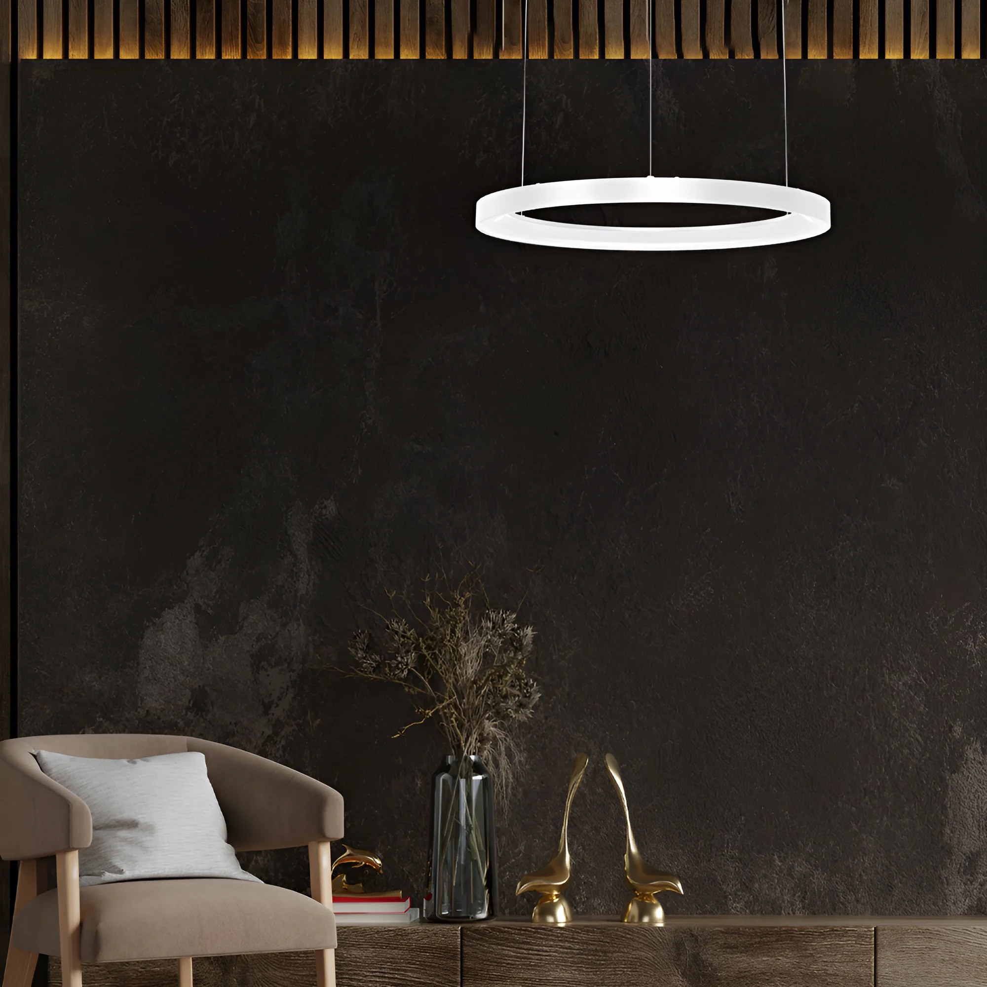 LED VISILICA OKRUGLA 36W BELI CCT IP20