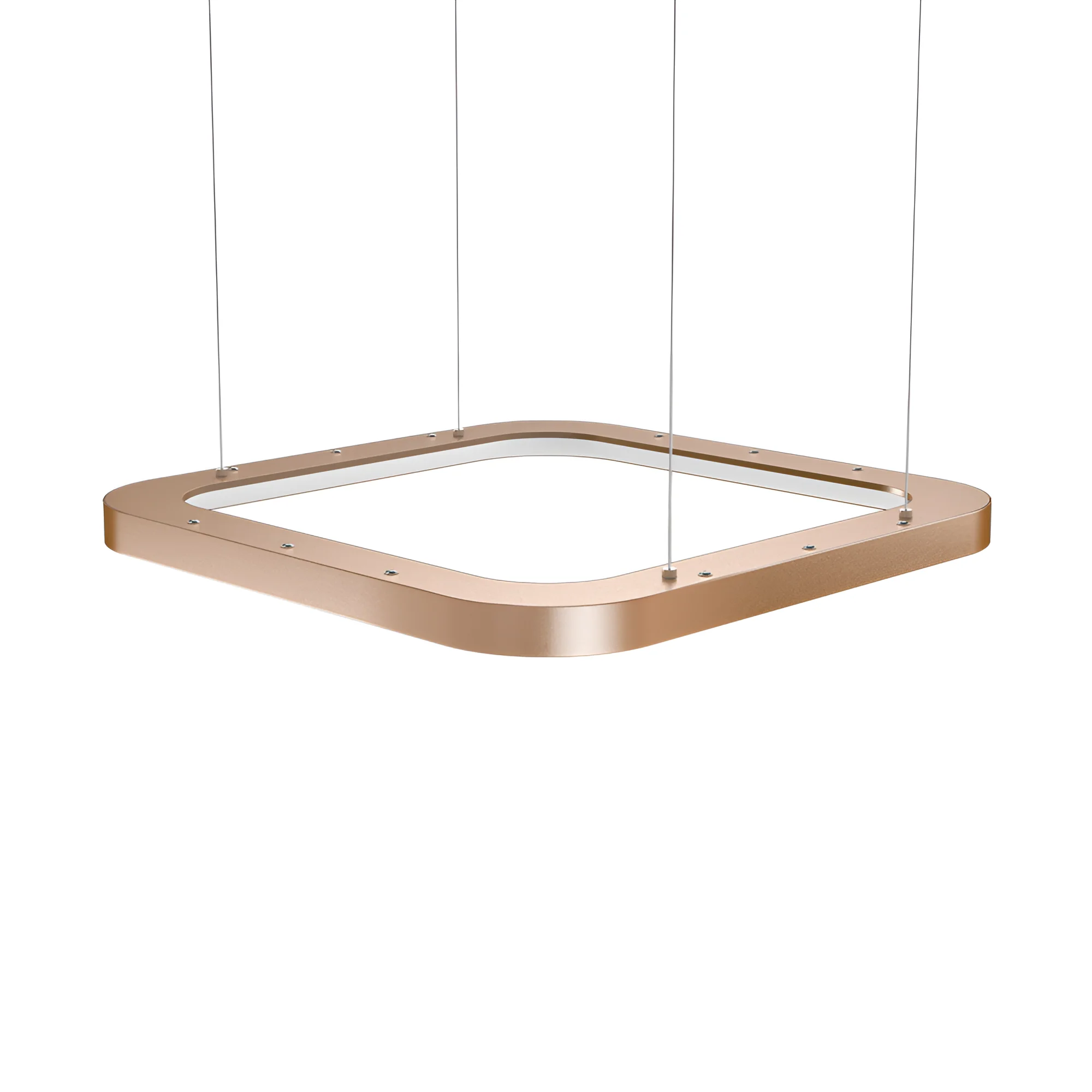 LED VISILICA KVADRATNA 46W ZLATNI CCT IP20
