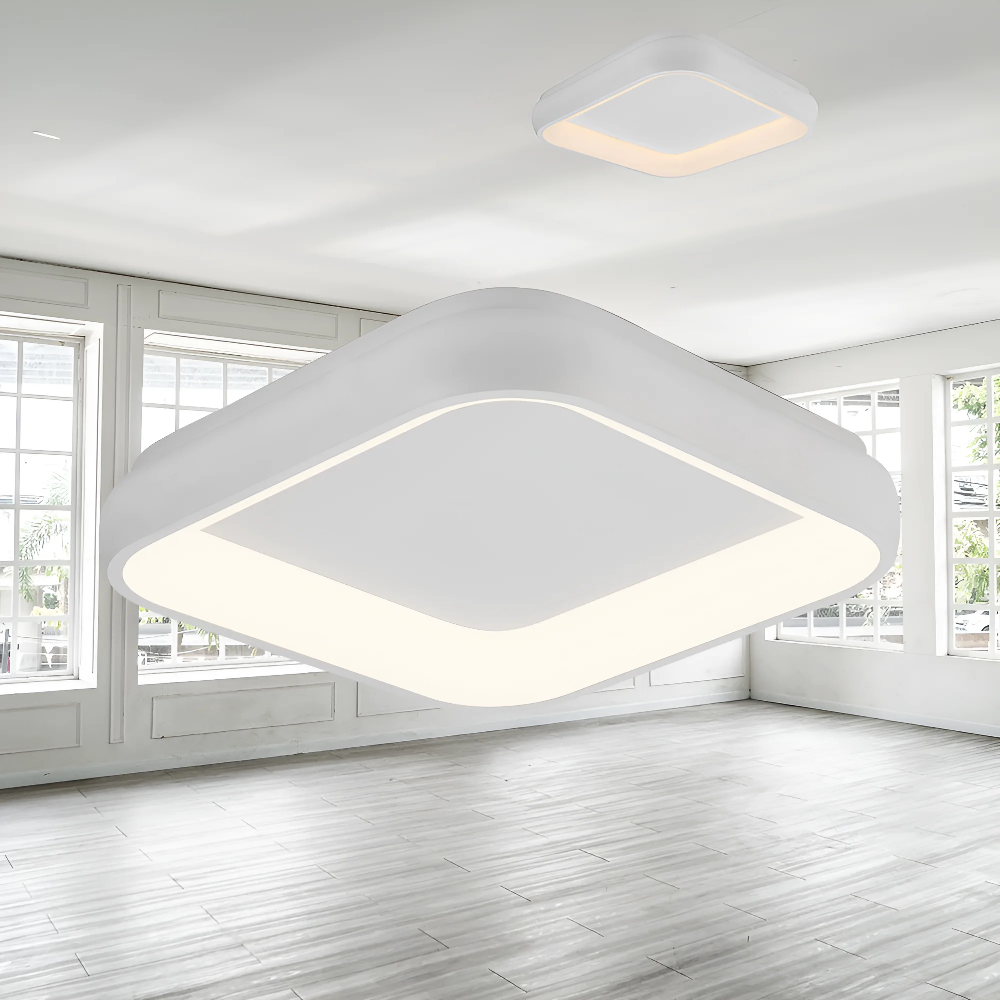 LED PLAFONJERA KVADRATNA 36W BELI CCT IP20