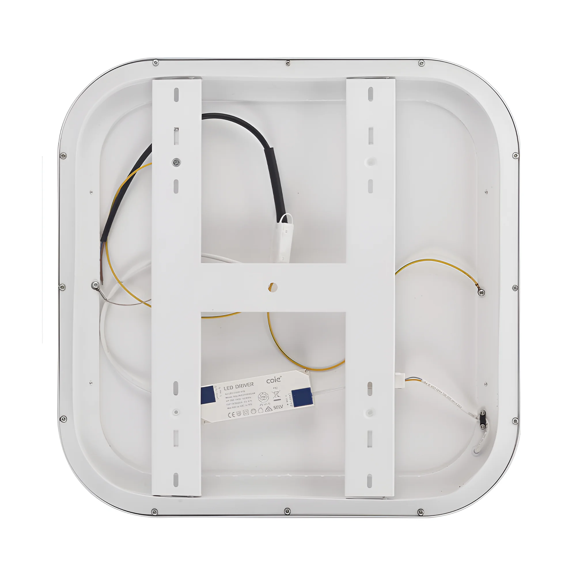 LED PLAFONJERA KVADRATNA 36W BELI CCT IP20