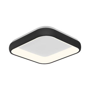 LED PLAFONJERA KVADRATNA 36W CRNA 3CCT