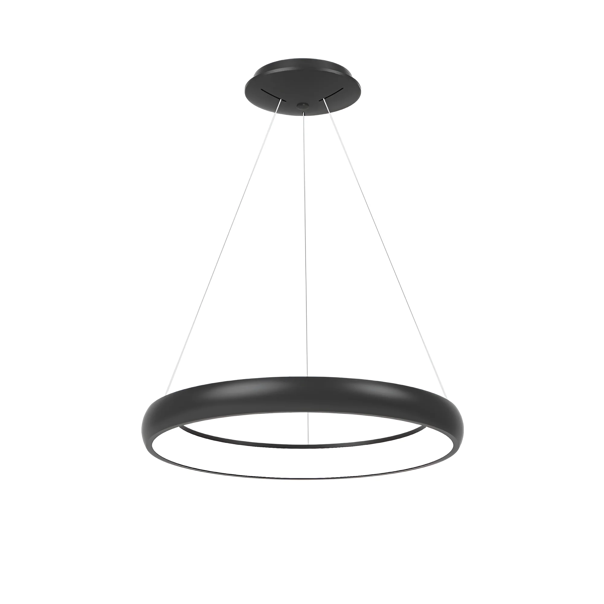 LED VISILICA OKRUGLA 46W CRNI CCT IP20