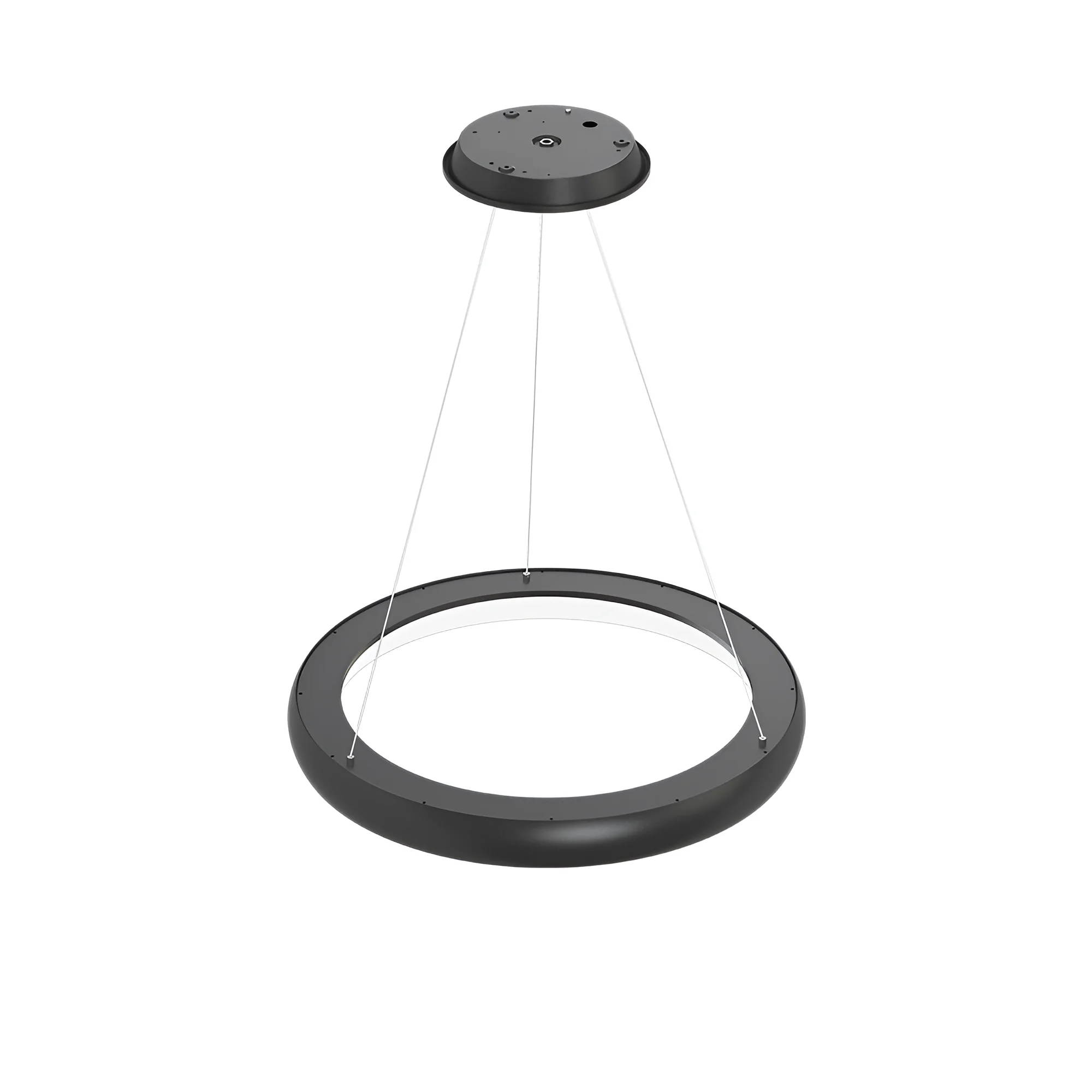 LED VISILICA OKRUGLA 46W CRNI CCT IP20