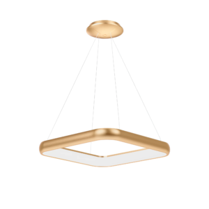 LED VISILICA KVADRATNA 46W ZLATNA 3CCT
