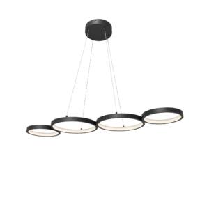 LED PLAFONJERA OKRUGLA 60W CRNA 3CCT DIM