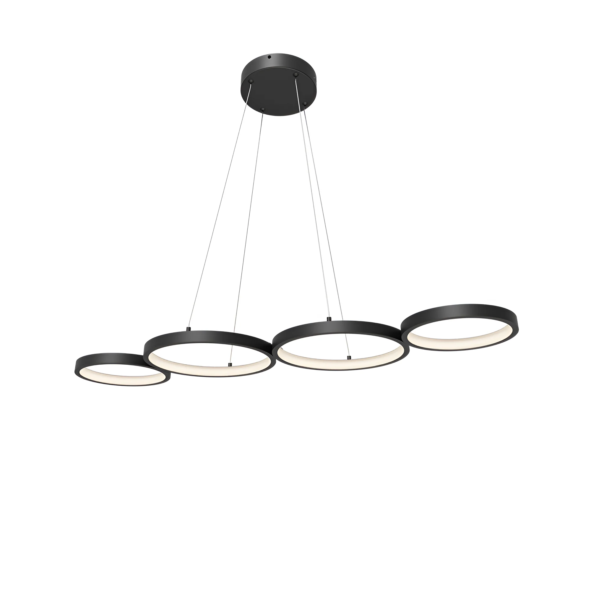 LED PLAFONJERA OKRUGLA 60W CRNI IP20