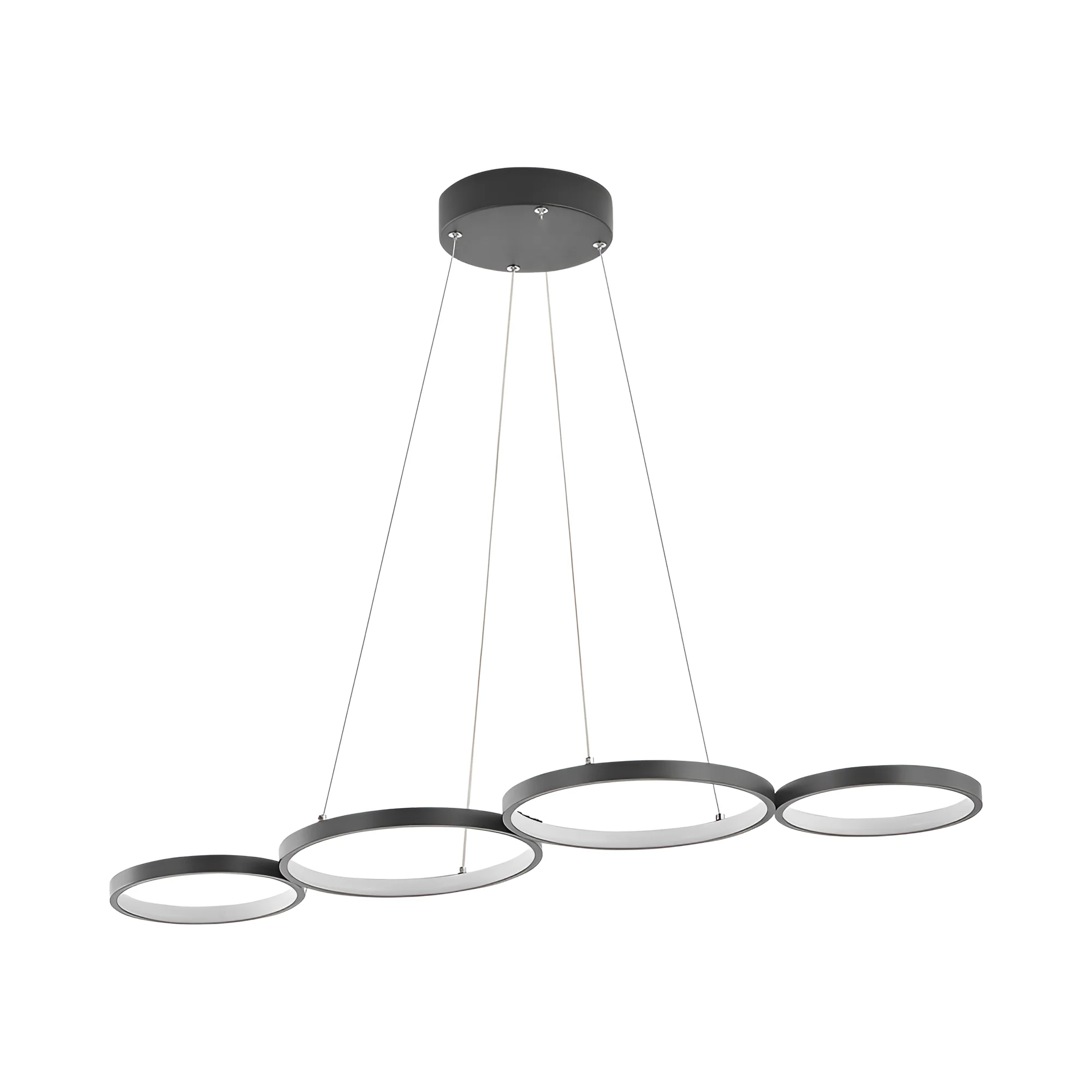 LED PLAFONJERA OKRUGLA 60W CRNI IP20