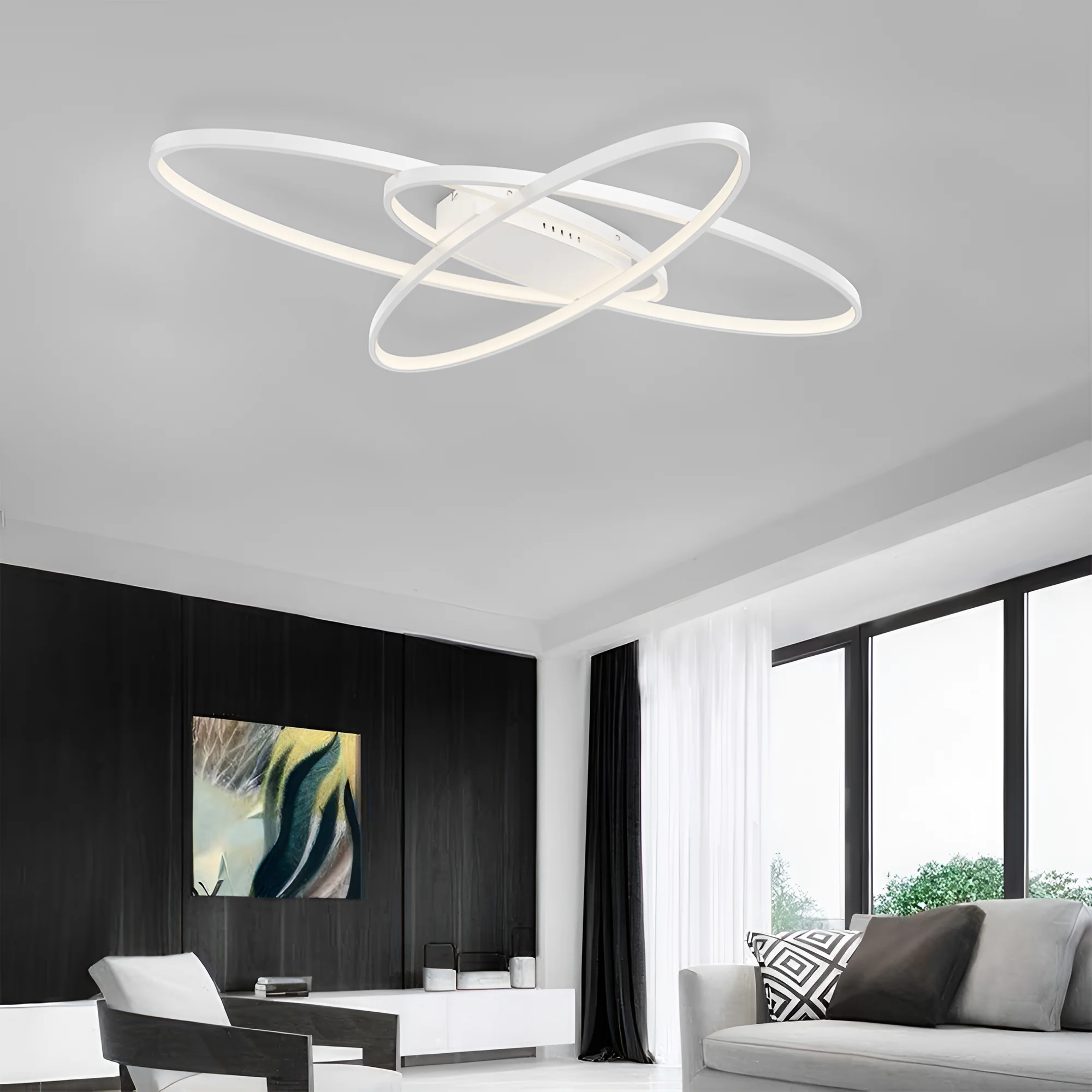 LED PLAFONJERA OKRUGLA 72W BELI IP20