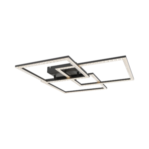 LED PLAFONJERA 80W CRNA 3CCT DIM