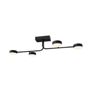 LED PLAFONJERA 32W CRNA 3000K