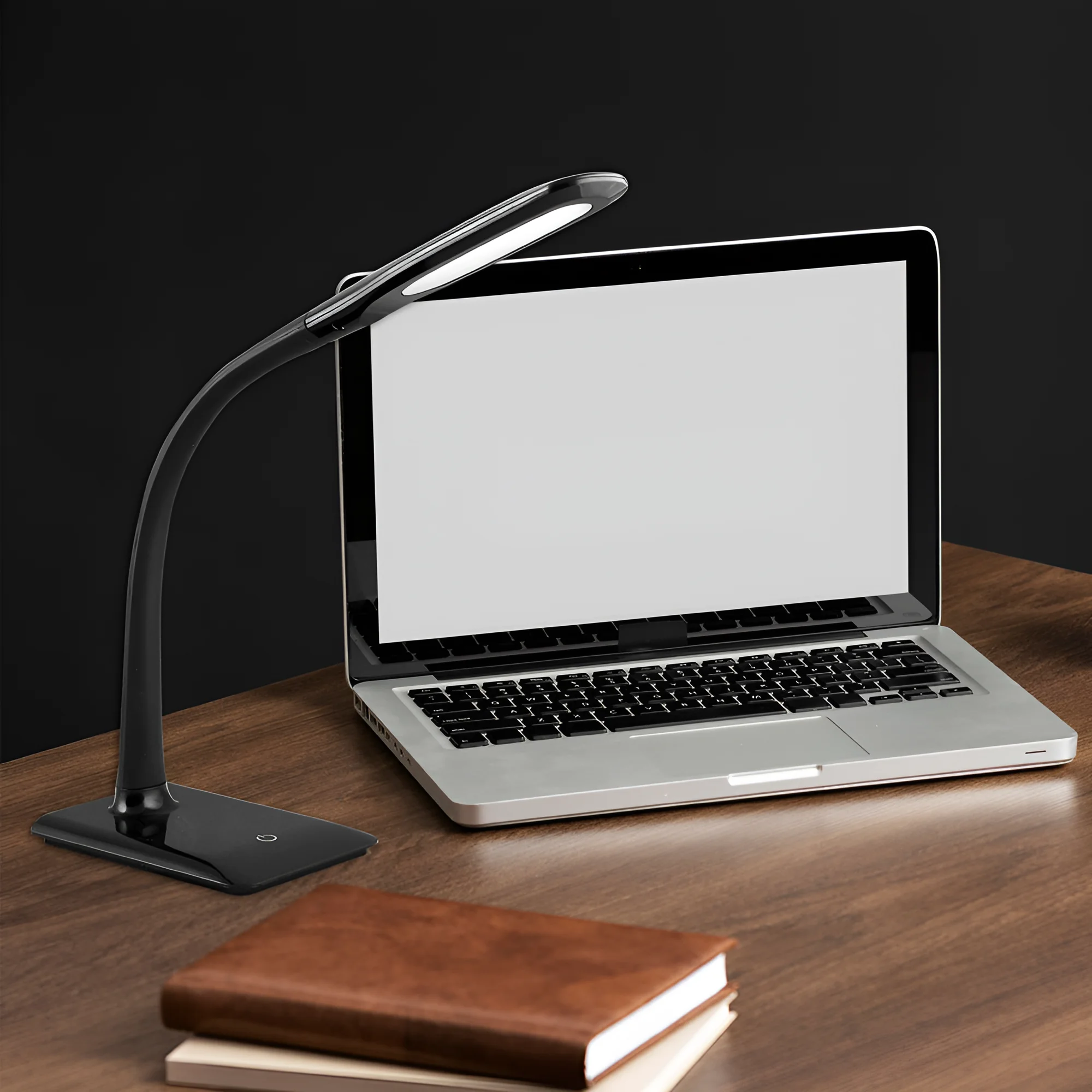 LED STONA LAMPA 7W CRNA 5000K