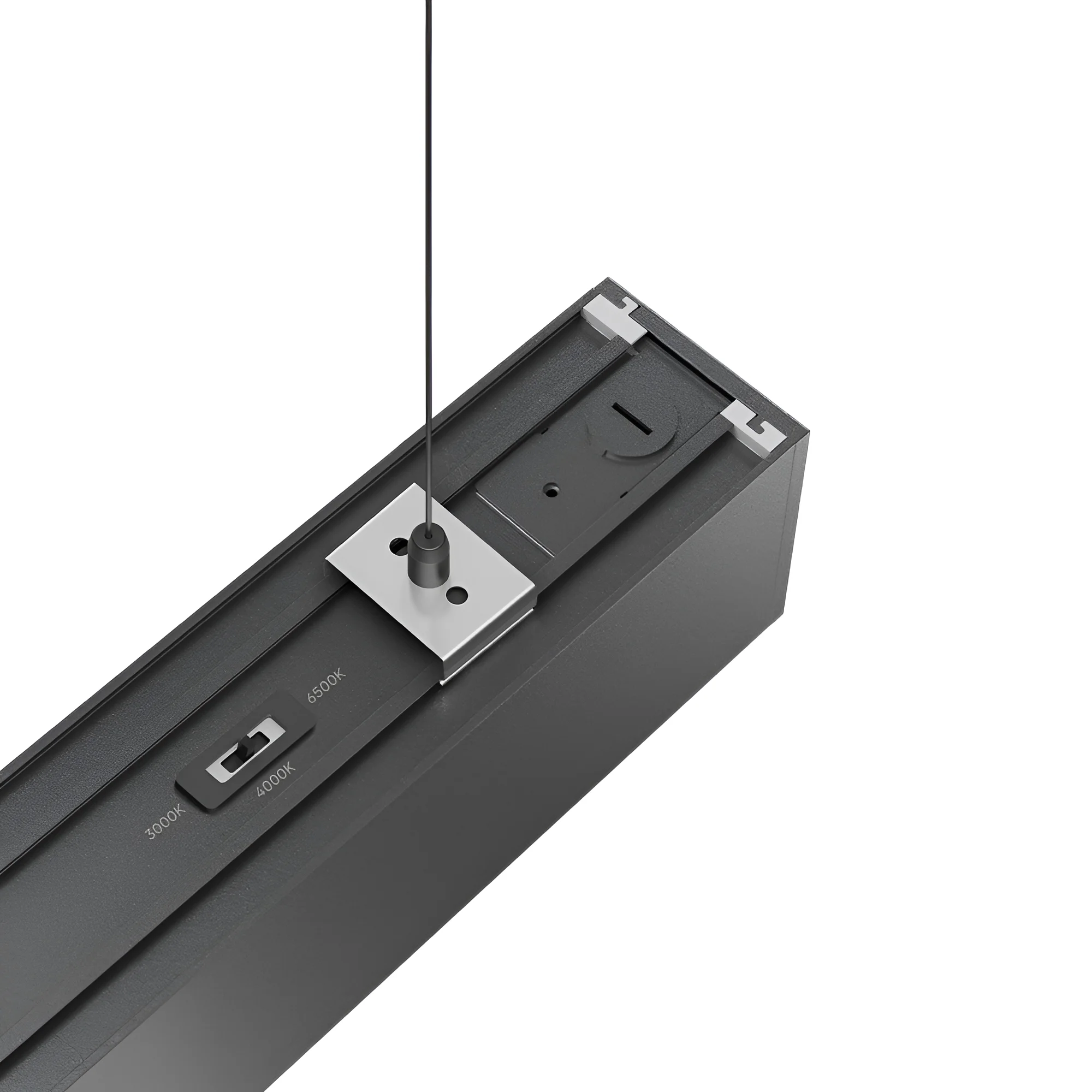 LED LINEARNA SVETILJKA 1.5M 45W CRNI CCT IP20