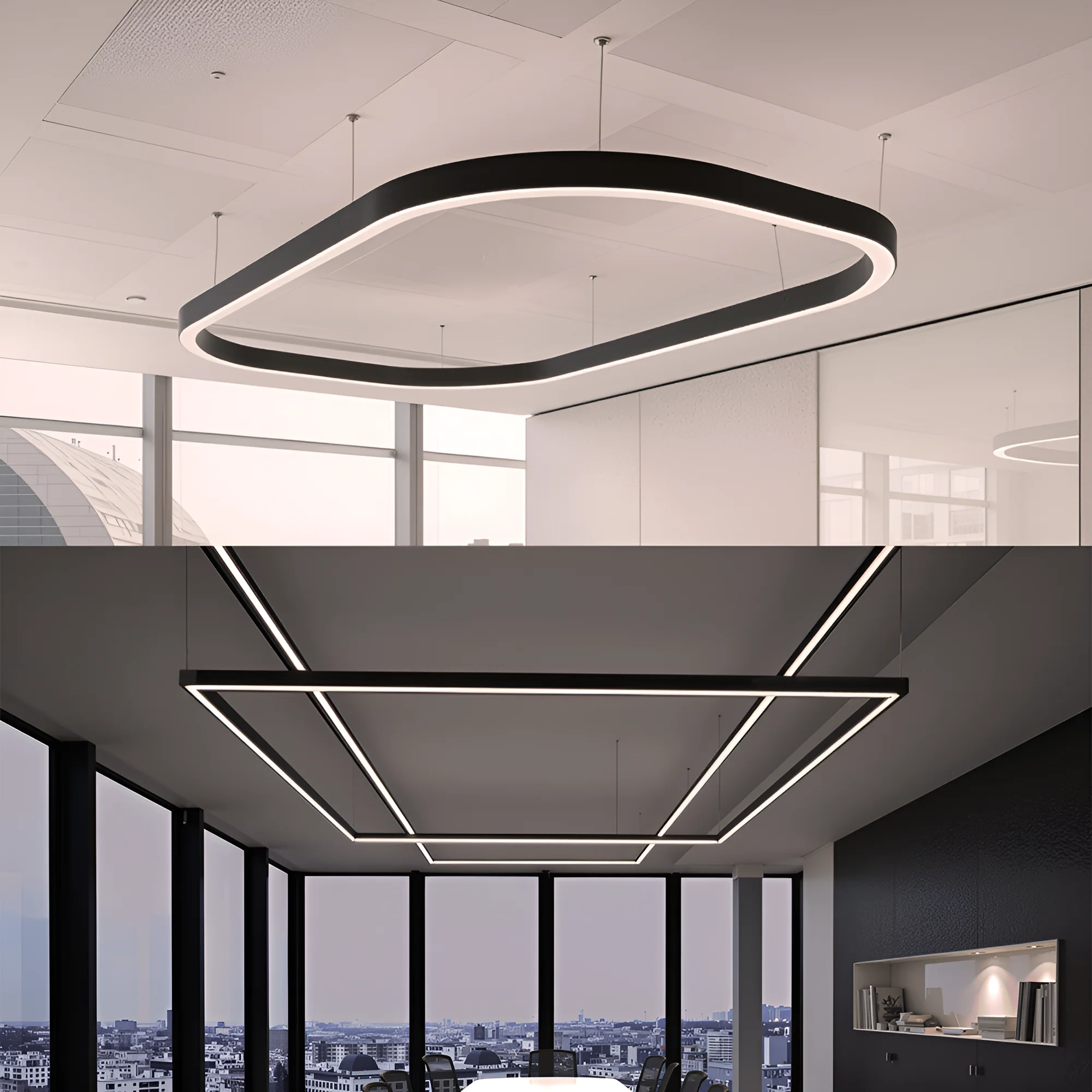 LED LINEARNA SVETILJKA POLUKRUG 56W BELI CCT IP20 LED LINEARNA SVETILJKA POLUKRUG 56W BELI CCT IP20