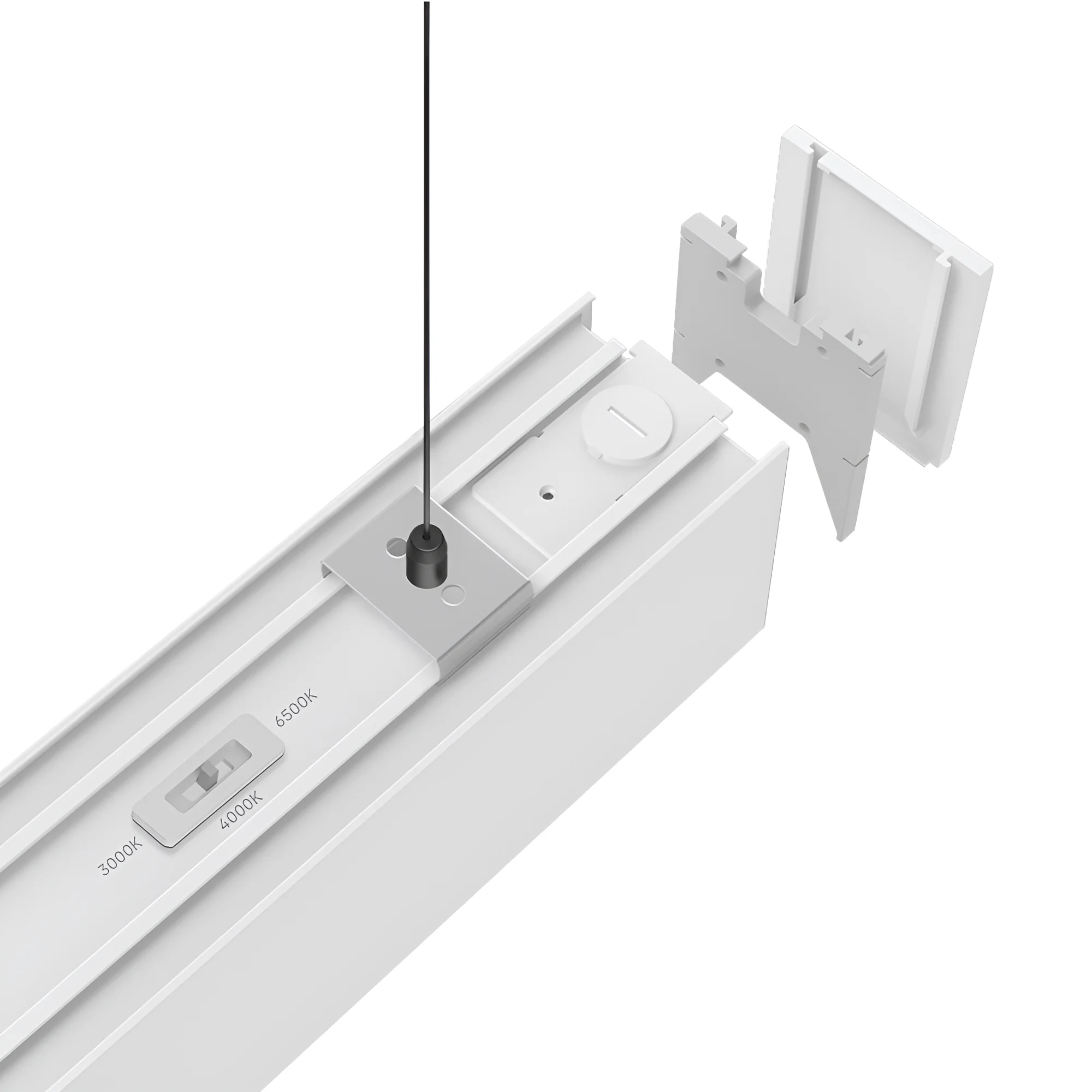 LED LINEARNA SVETILJKA POLUKRUG 56W BELI CCT IP20 LED LINEARNA SVETILJKA POLUKRUG 56W BELI CCT IP20
