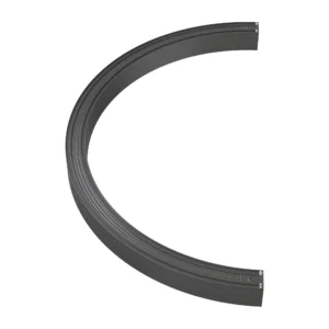LED LINEARNA SVETILJKA POLUKRUG 56W CRNI CCT IP20