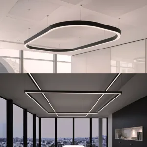 LED LINEARNA SVETILJKA CETVRT KRUGA 24W BELI CCT IP20