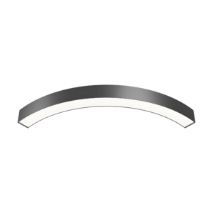 LED LINEARNA SVETILJKA CETVRT KRUGA 30W CRNI CCT IP20