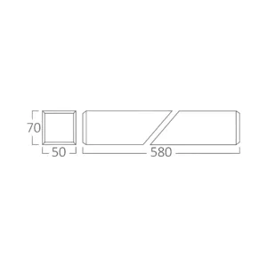 LED LINEARNA SVETILJKA 0.6M 18W BELI 6500K