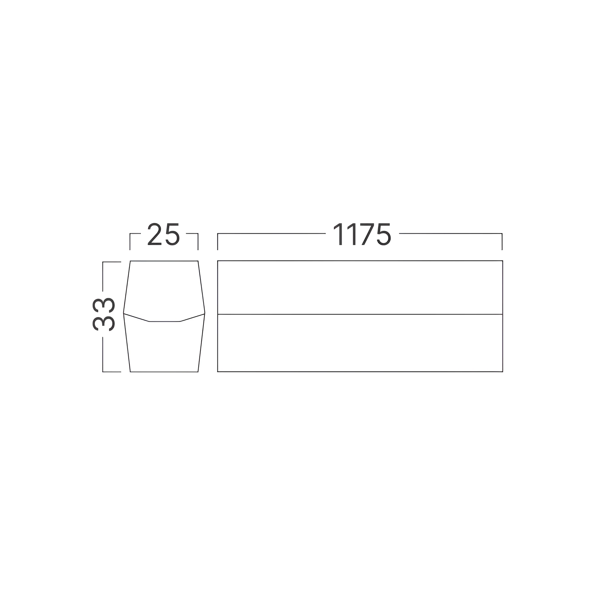 LED LINIJSKA SVETILJKA 1175MM 16W BELI 6500K LED LINIJSKA SVETILJKA 1175MM 16W BELI 6500K