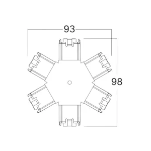 HEGZA KONEKTOR 6 WAY
