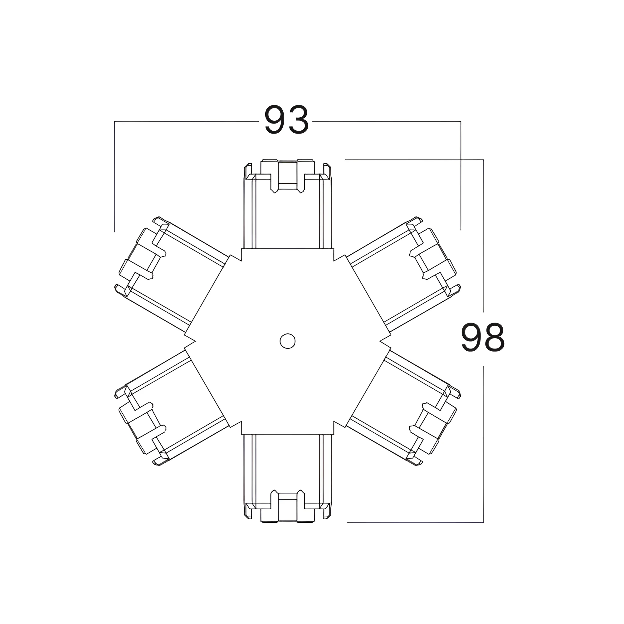 HEGZA KONEKTOR 6 WAY HEGZA KONEKTOR 6 WAY