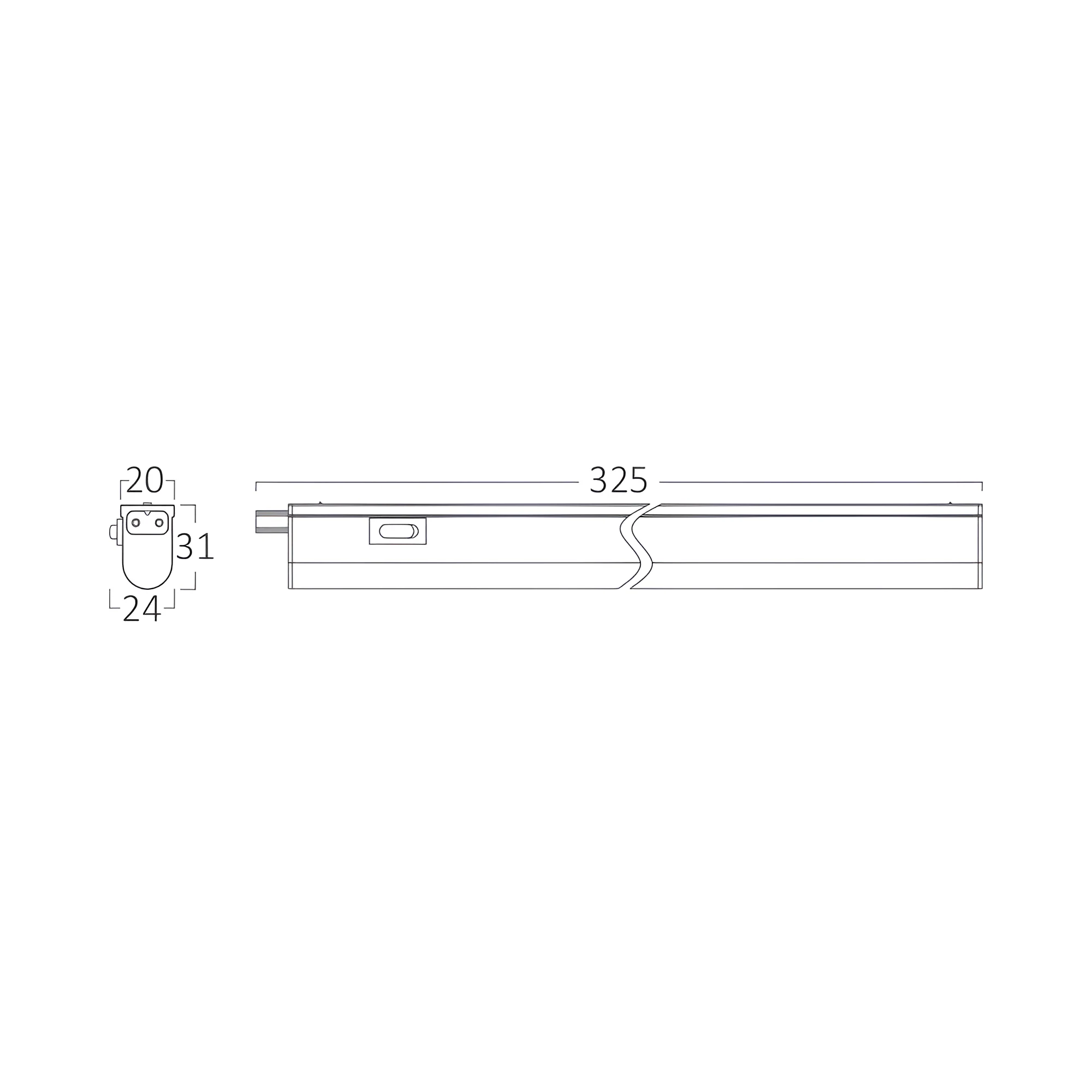 LED LINIJSKA SVETILJKA OKRUGLA 4W BELA 3000K LED LINIJSKA SVETILJKA OKRUGLA 4W BELA 3000K