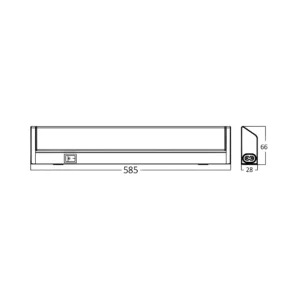 LED LAMPA ZA OGLEDALO 10W SREBRNI 3000K