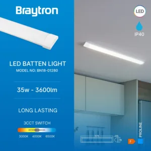LED LINIJSKA SVETILJKA 1.2M 35W CCT