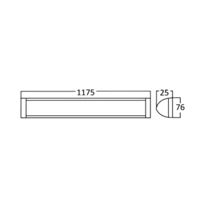LED LINIJSKA SVETILJKA 1.2M 35W CCT