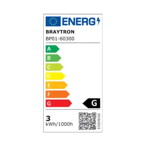 LED PANEL UGRADNI OKRUGLI 3" 3W BELI 3000K