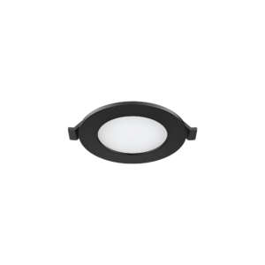 LED PANEL UGRADNI OKRUGLI 3" 3W CRNI CCT