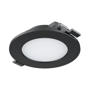 LED PANEL UGRADNI OKRUGLI 3" 3W CRNI CCT