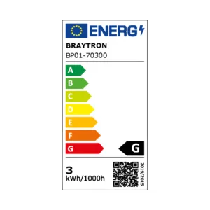 LED PANEL UGRADNI OKRUGLI 3" 3W BELI 3000K
