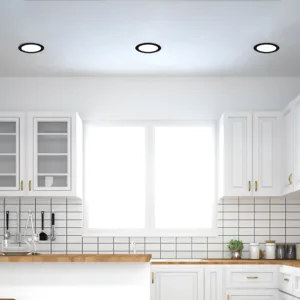 LED PANEL UGRADNI OKRUGLI 3" 4W CRNI CCT