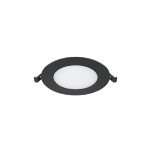 LED PANEL UGRADNI OKRUGLI 4" 6W CRNI CCT