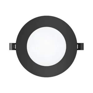 LED PANEL UGRADNI OKRUGLI 4" 6W CRNI CCT
