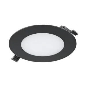 LED PANEL UGRADNI OKRUGLI 4" 6W CRNI CCT