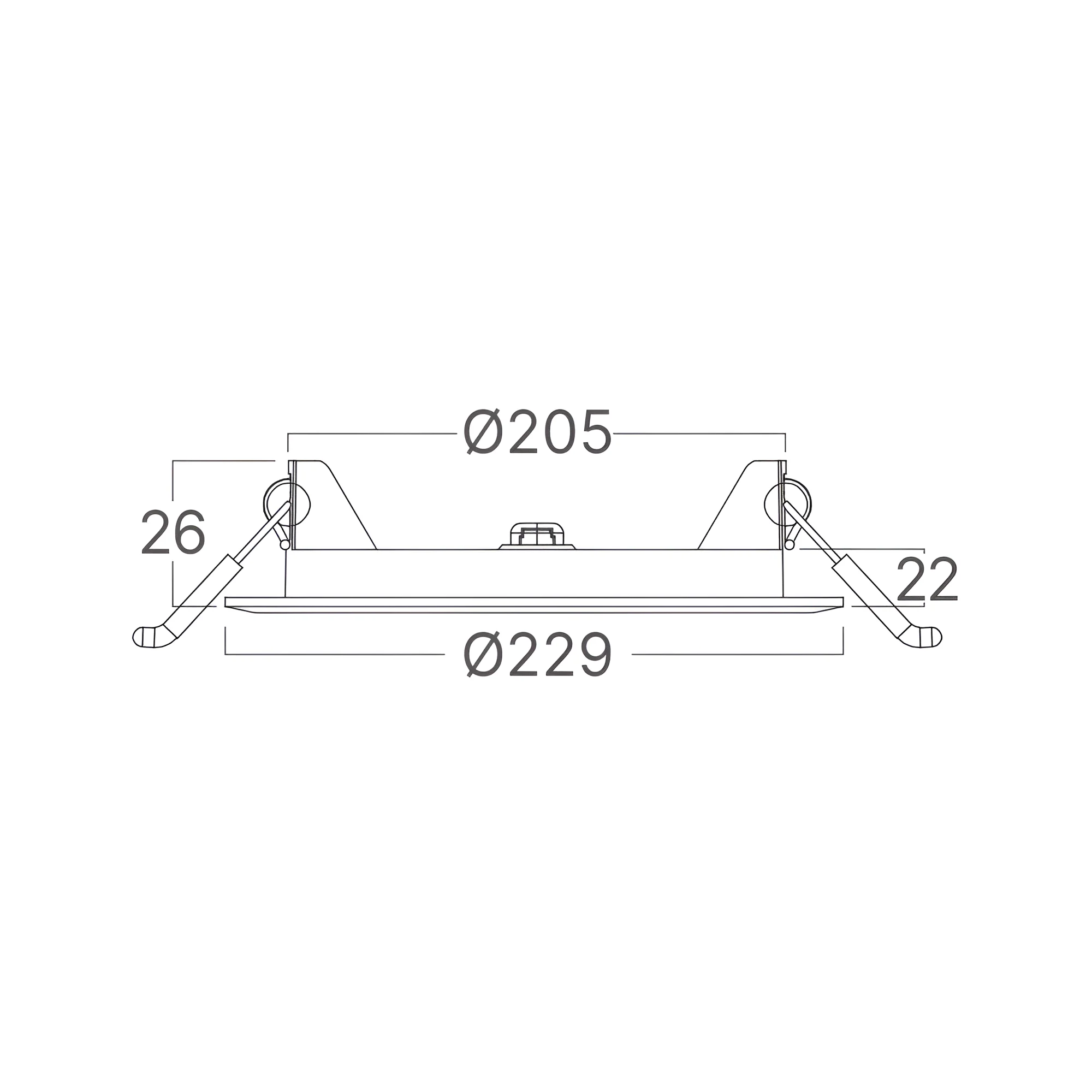 LED PANEL UGRADNI OKRUGLI 8″ 18W BELI 3000K LED PANEL UGRADNI OKRUGLI 8" 18W BELI 3000K