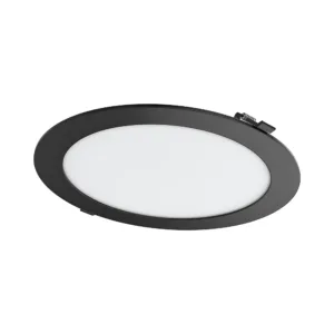 LED PANEL UGRADNI OKRUGLI 8" 18W CRNI CCT