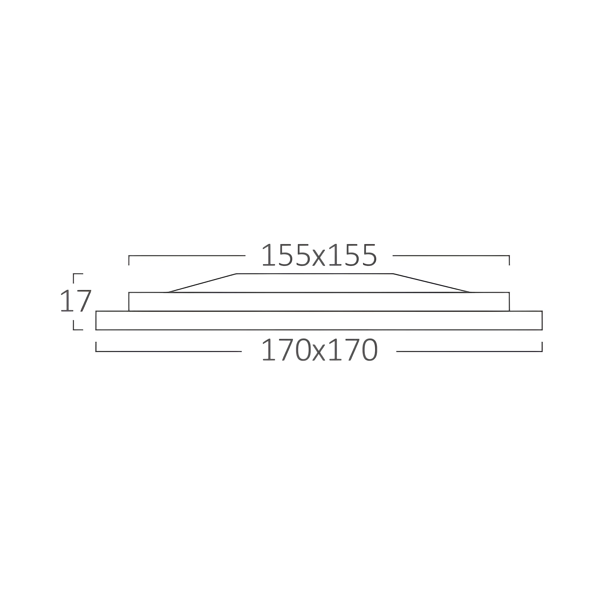 LED PANEL UGRADNI KVADRATNI 6″ 12W BELI 3000K LED PANEL UGRADNI KVADRATNI 6" 12W BELI 3000K