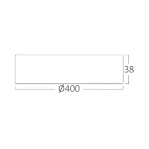 LED PANEL NADGRADNI OKRUGLI 36W BELI 4000K