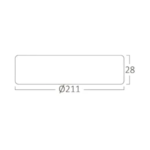 LED PANEL NADGRADNI OKRUGLI 18W BELI 4000K