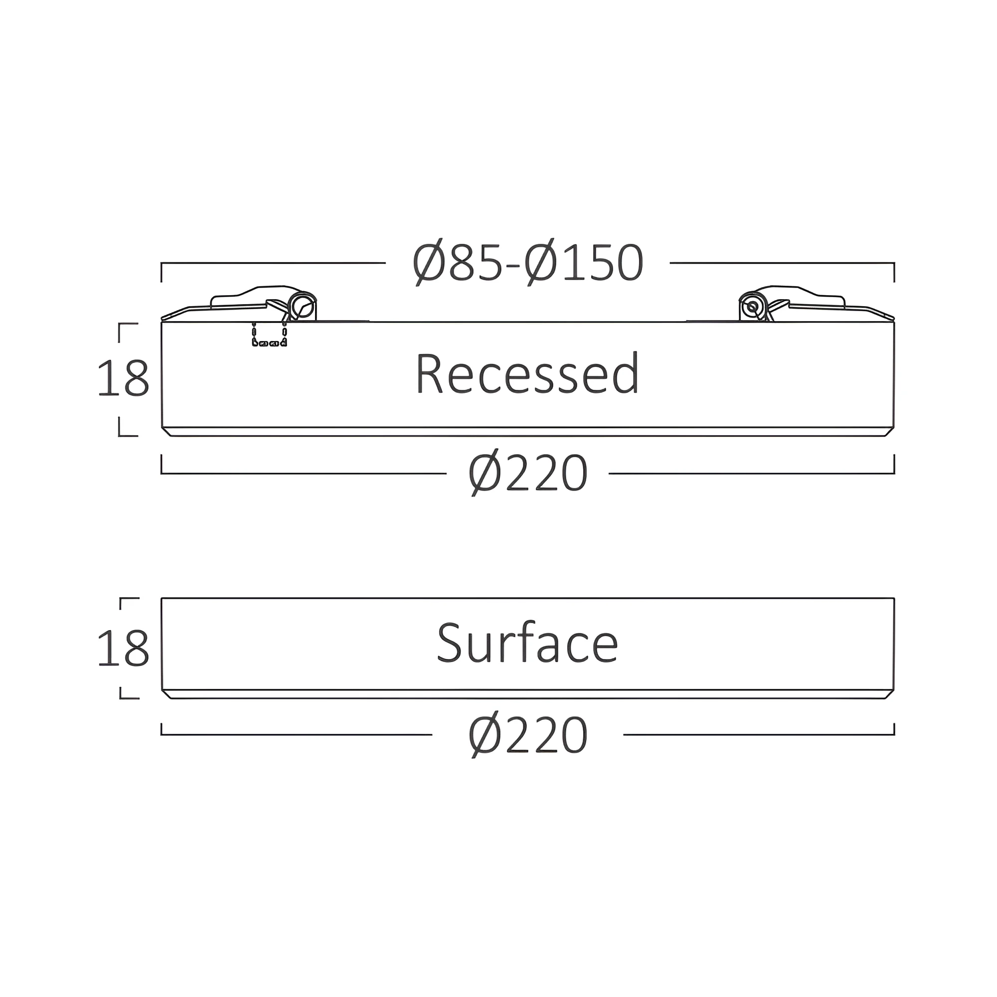 LED PANEL NADGRADNI OKRUGLI 20W BELI CCT LED PANEL NADGRADNI OKRUGLI 20W BELI CCT