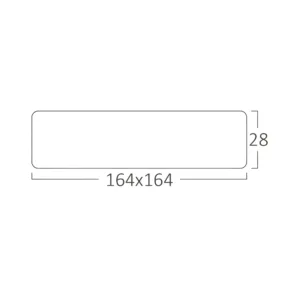 LED PANEL NADGRADNI KVADRATNI 12W BELI 6500K