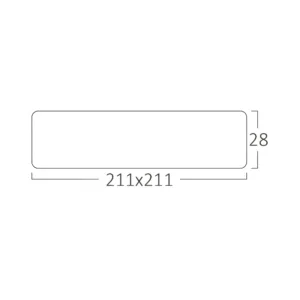 LED PANEL NADGRADNI KVADRATNI 18W BELI 3000K