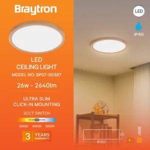 LED PLAFONJERA OKRUGLI 26W DRVO CCT