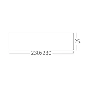 LED PLAFONJERA KVADRATNI 20W BELI CCT