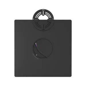 LED PLAFONJERA KVADRATNI 36W CRNI CCT