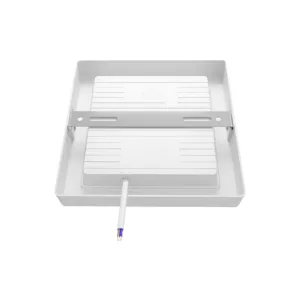 LED PANEL NADGRADNI KVADRATNI 8" 18W BELI 6500K