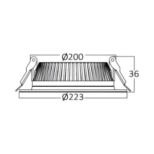 LED DOWNLIGHT 24W BELI 6500K